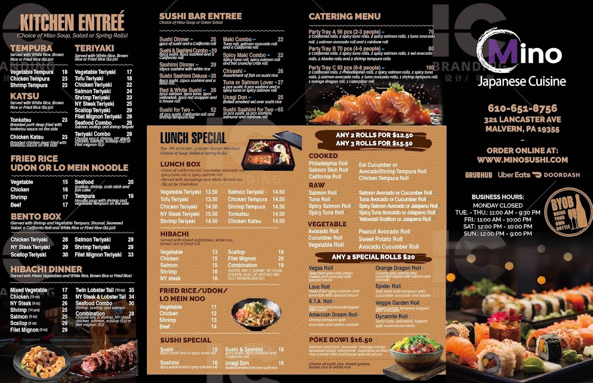 Menu Mino Japanese Restaurant & Sushi Bar-3